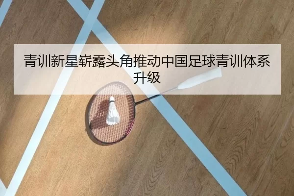 青训新星崭露头角推动中国足球青训体系升级